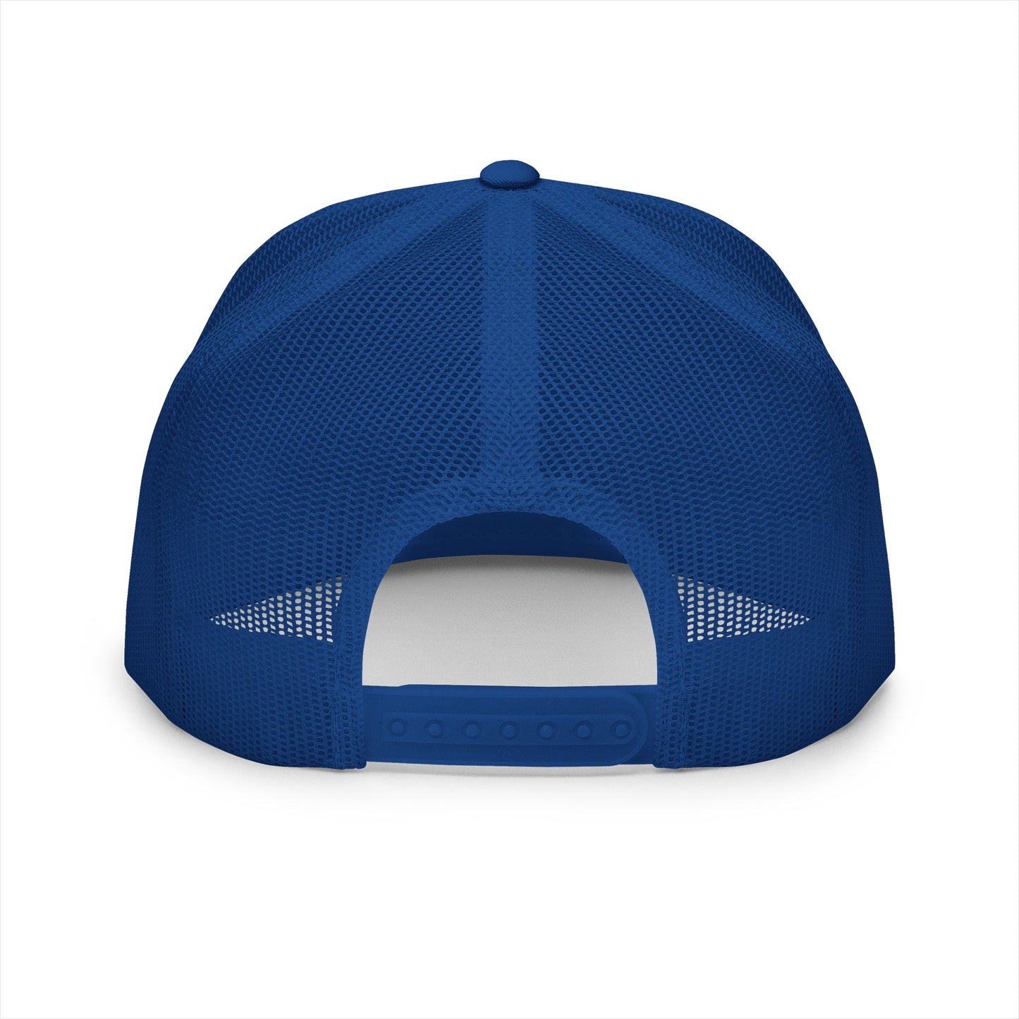 Red White and Blonde trucker hat