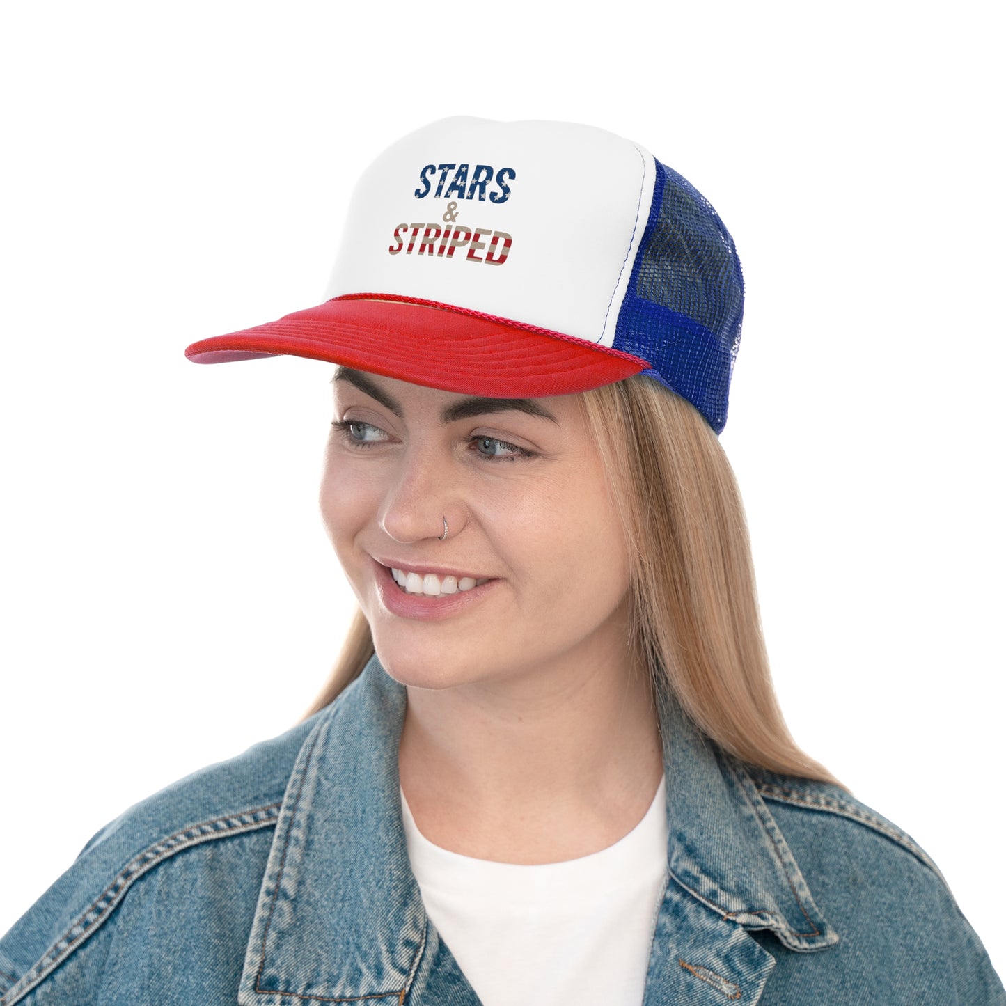 Trucker Hat Stars and striped