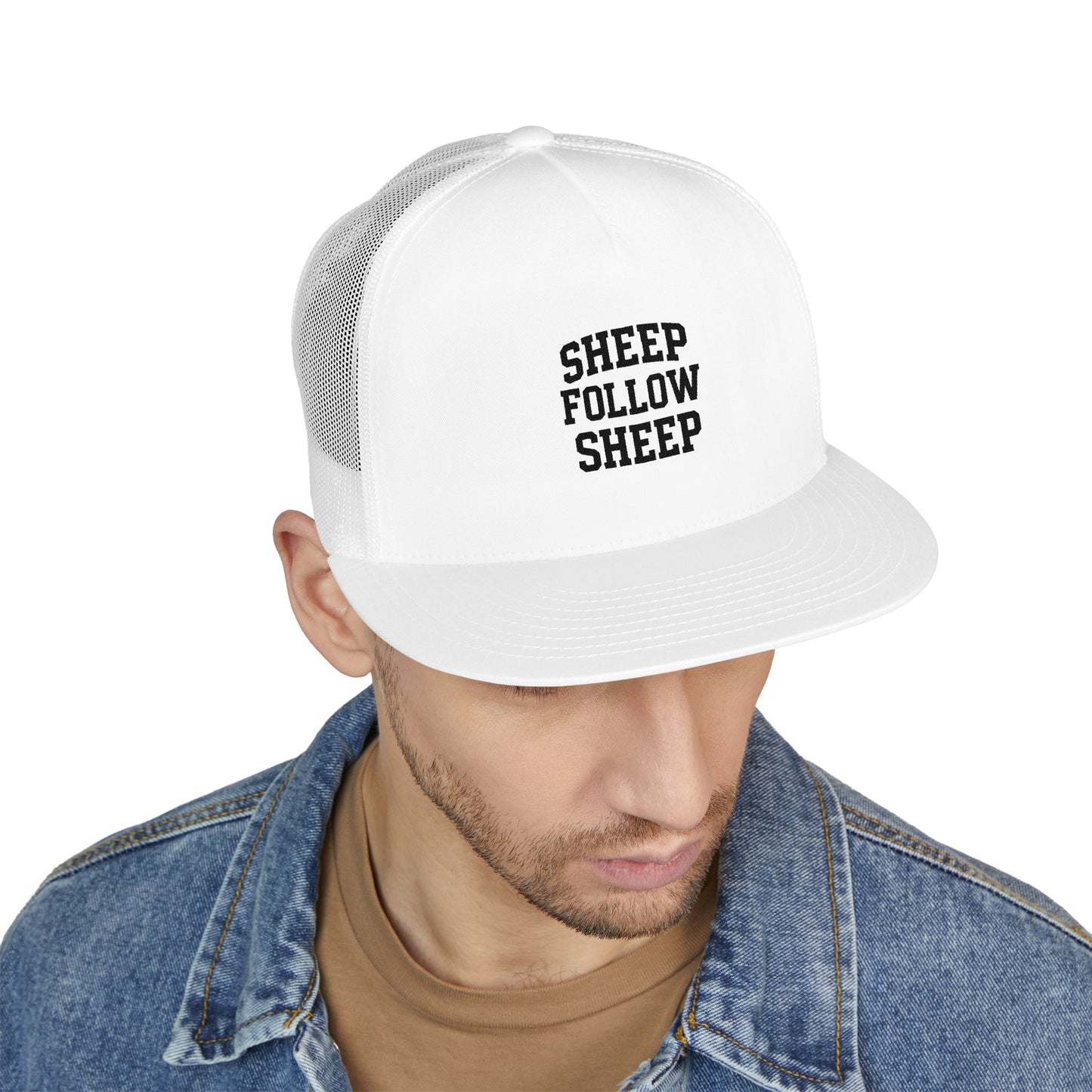 5 Panel Trucker Cap (Embroidery)