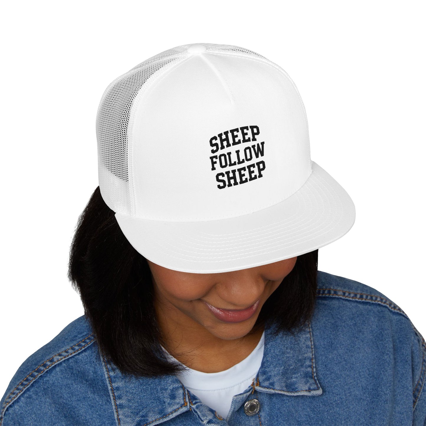5 Panel Trucker Cap (Embroidery)