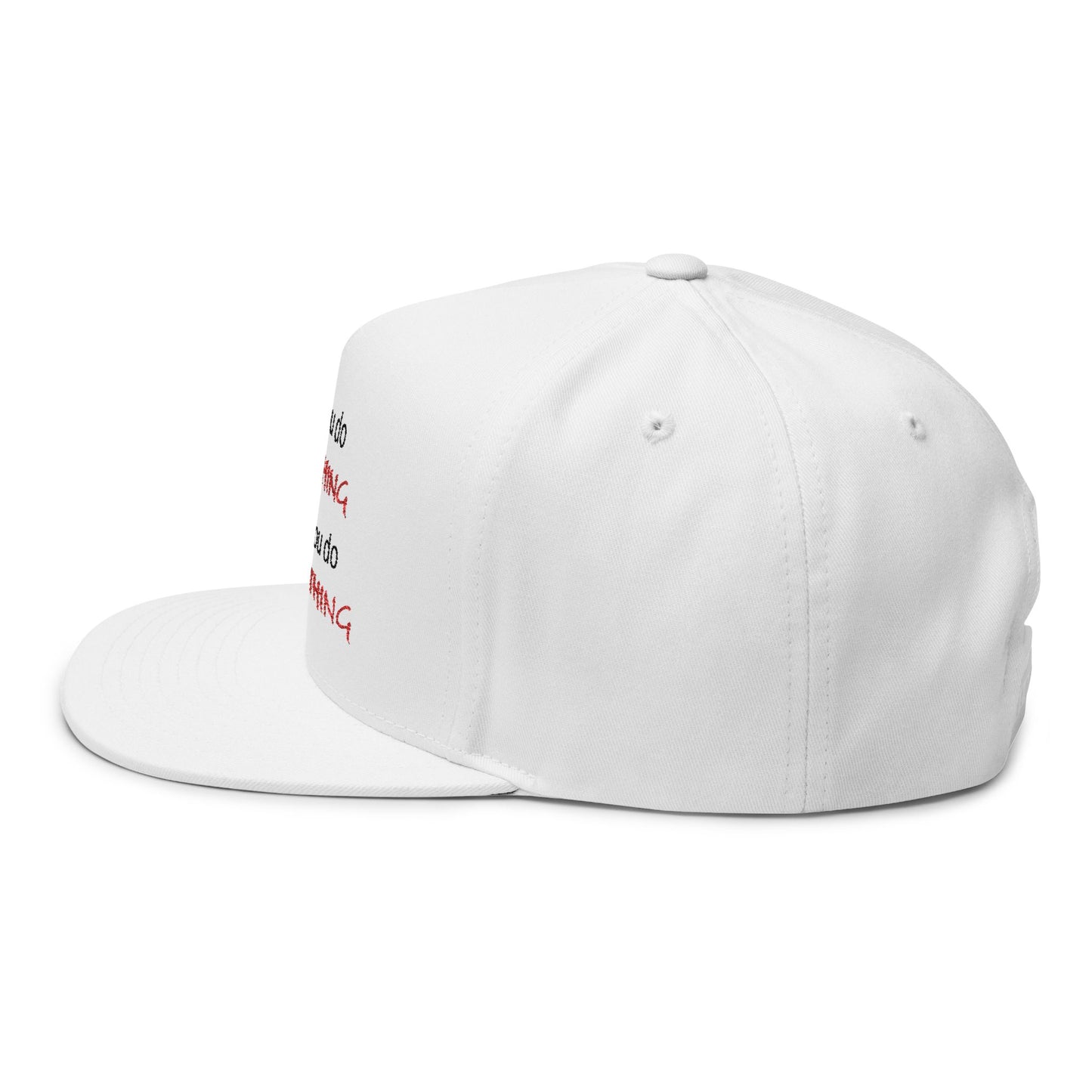 Flat Bill Cap anything everything