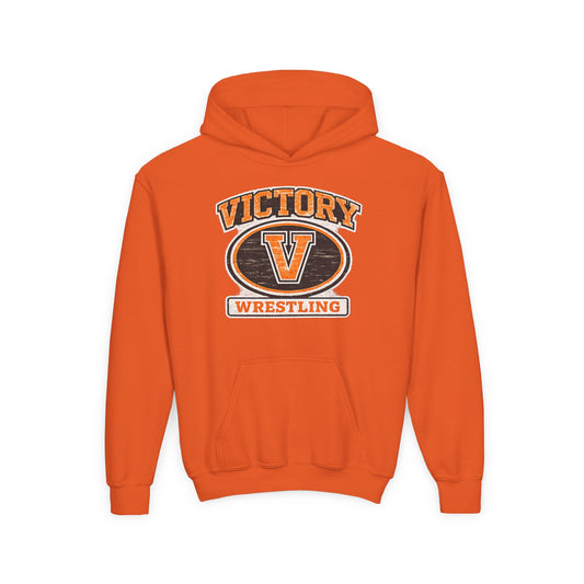 Victory orange hoodie youth