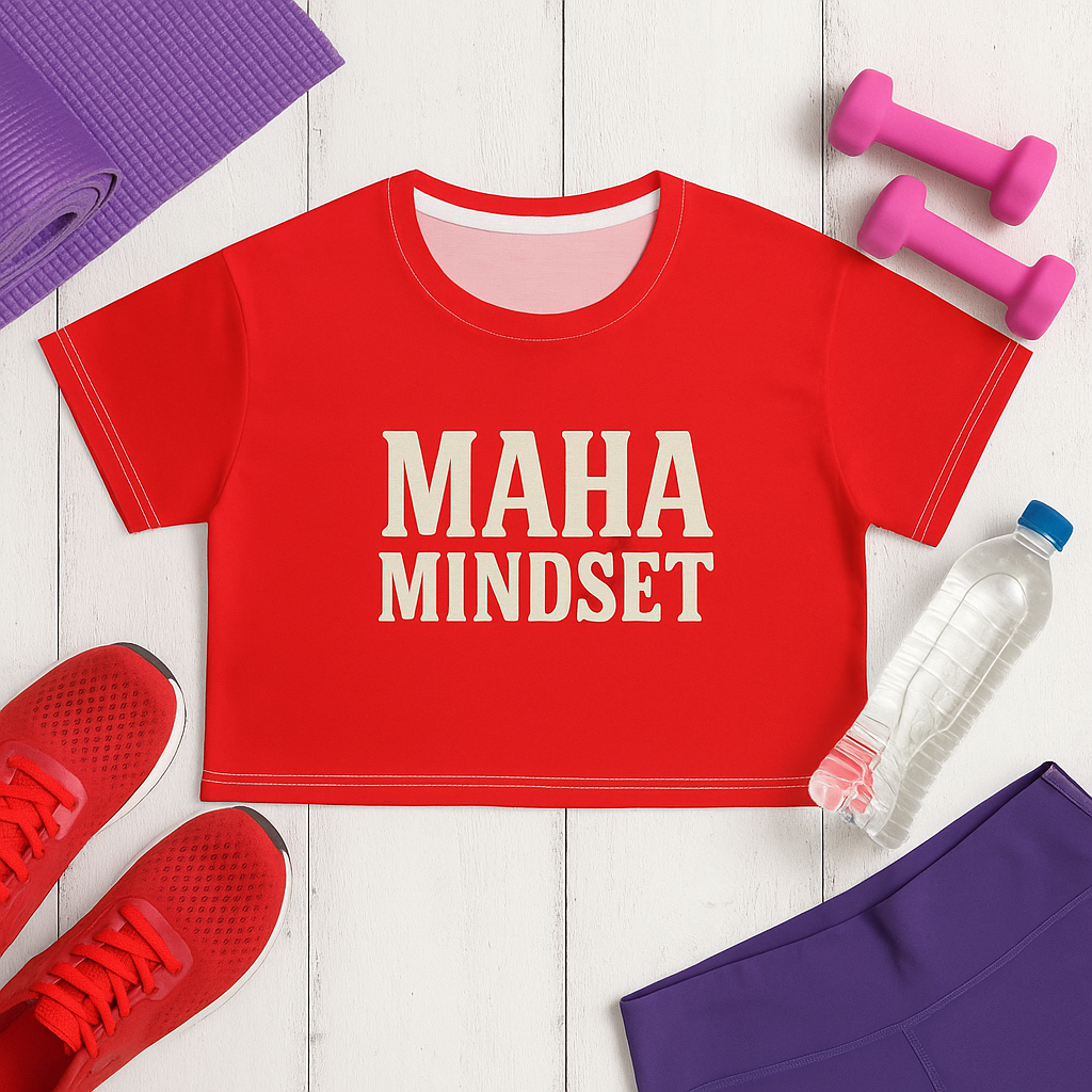 Women's Mindset crop MAHA