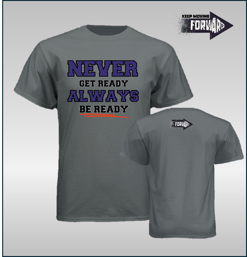 NEVER GET READY TEE
