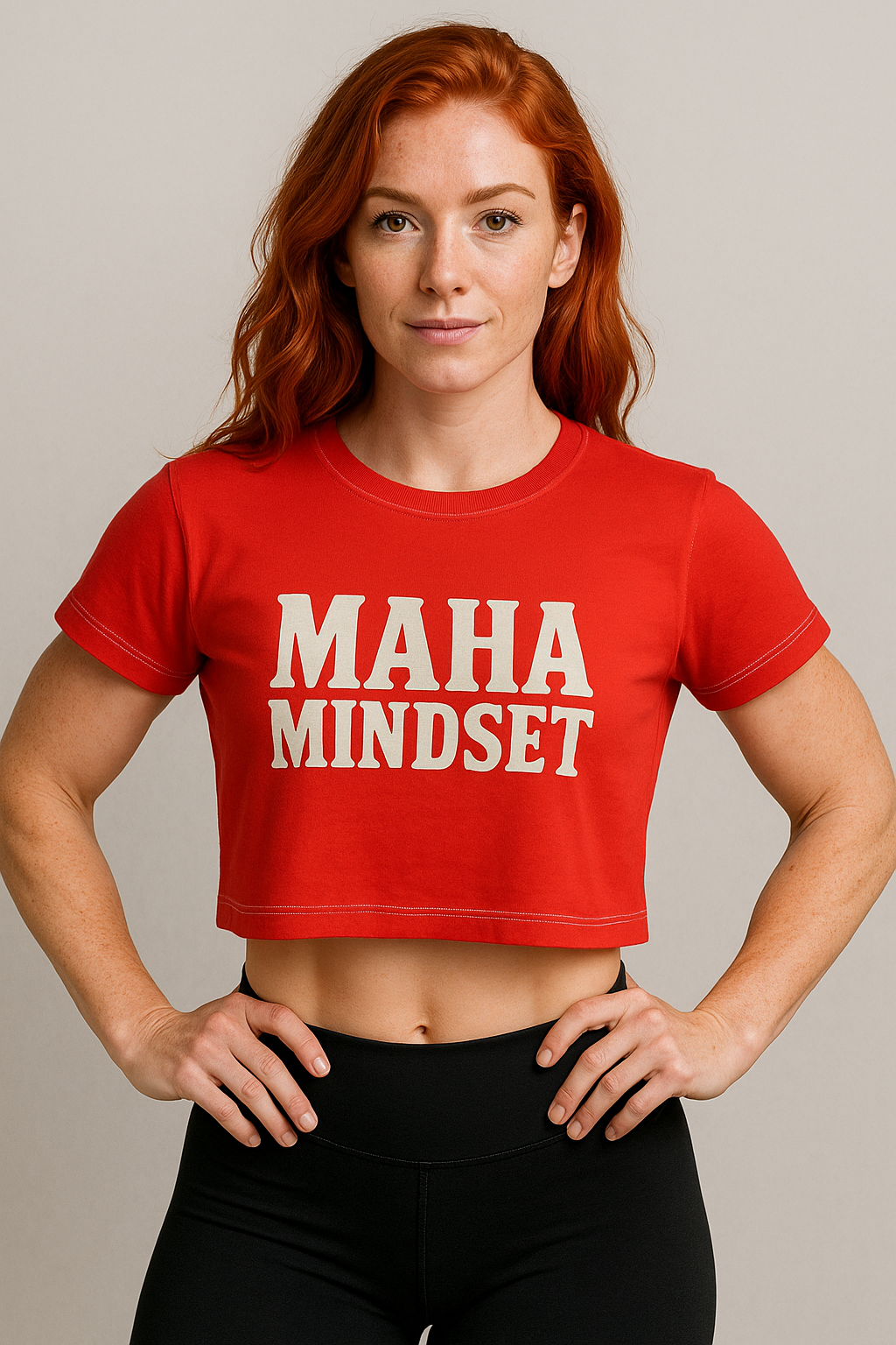 Women's Mindset crop MAHA