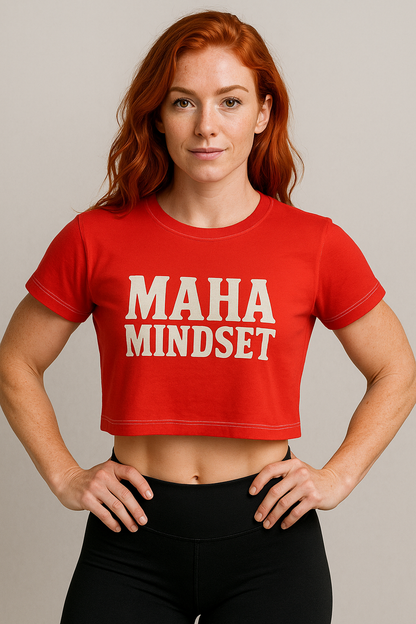 Women's Mindset crop MAHA