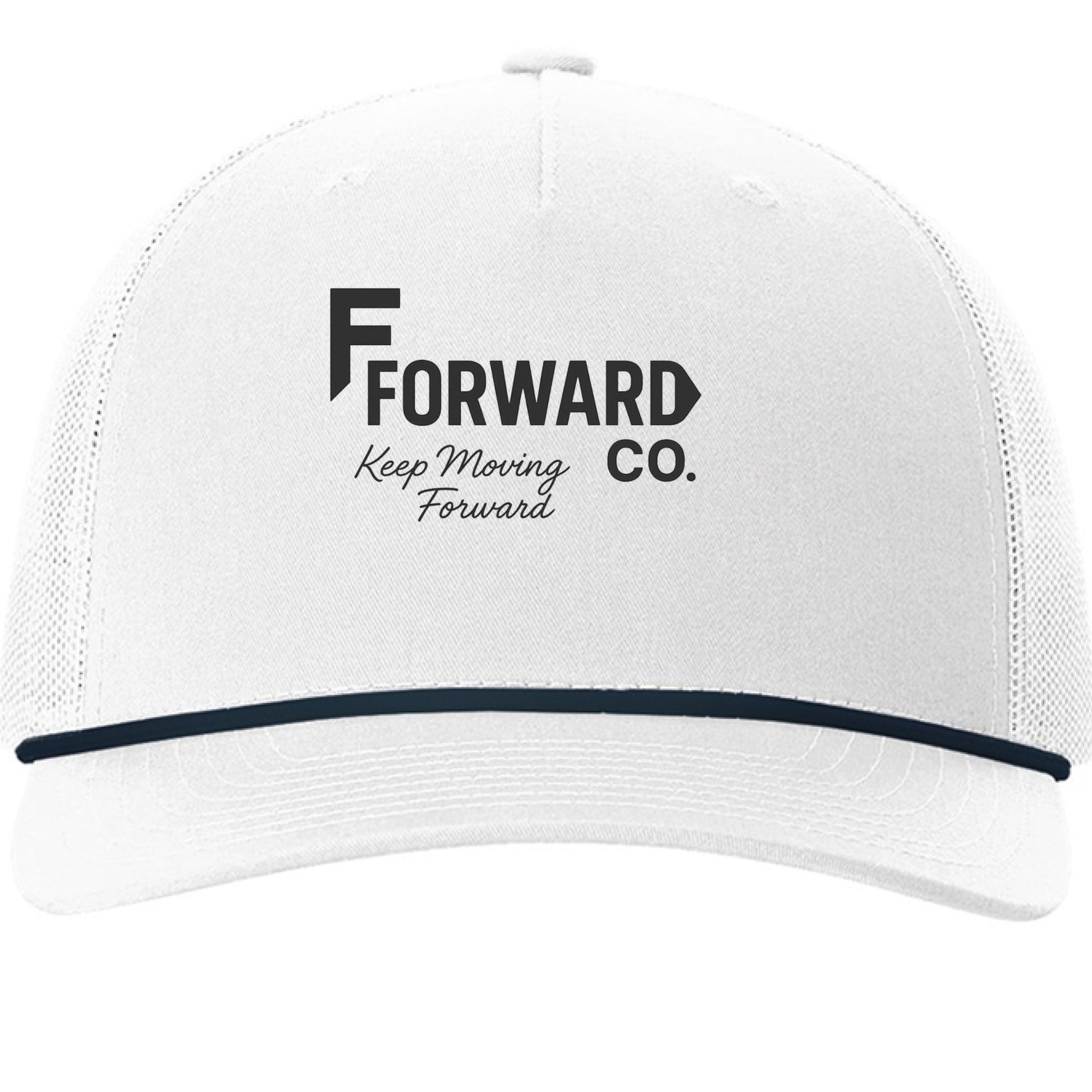 White/ Navy - FRONT