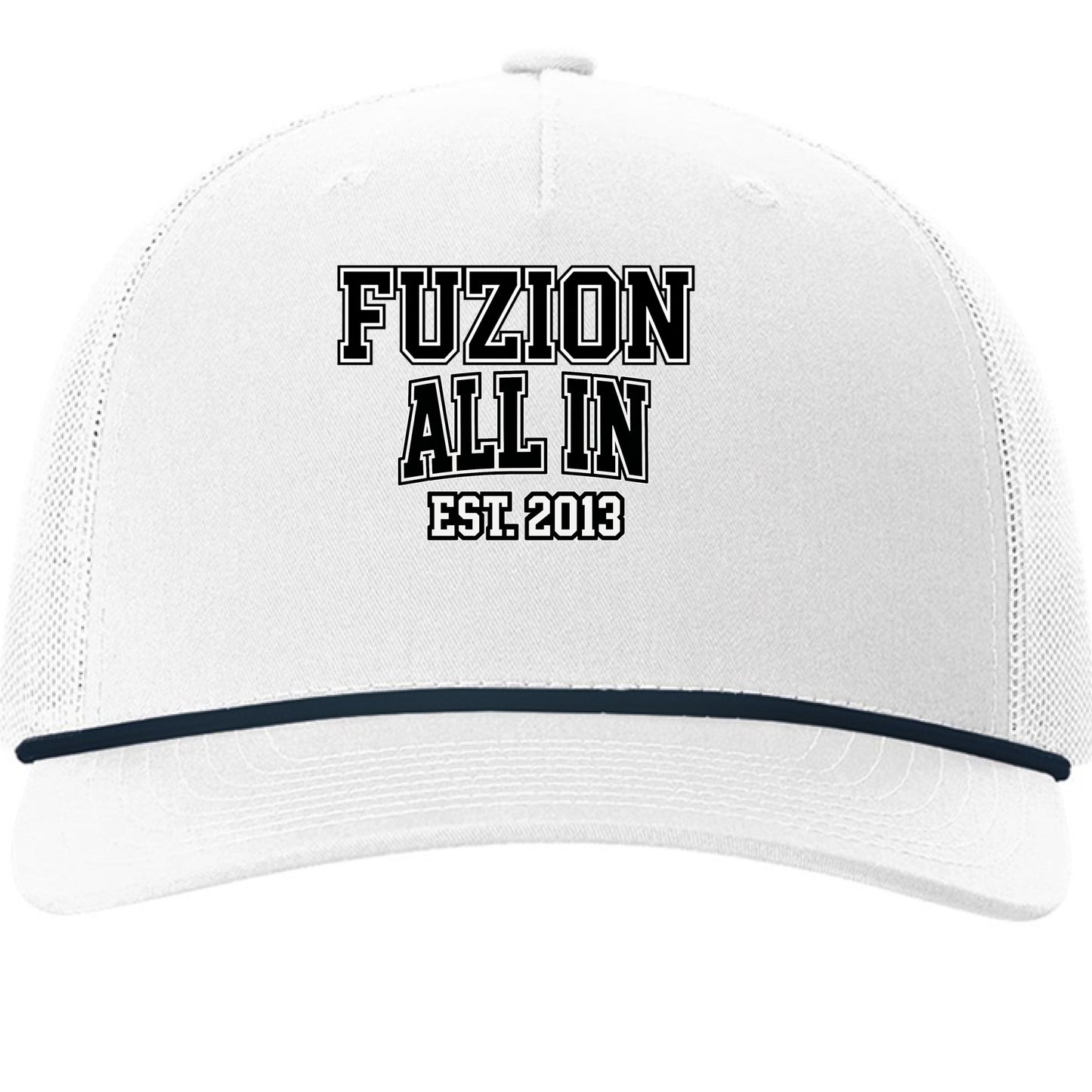 White/ Navy - FRONT