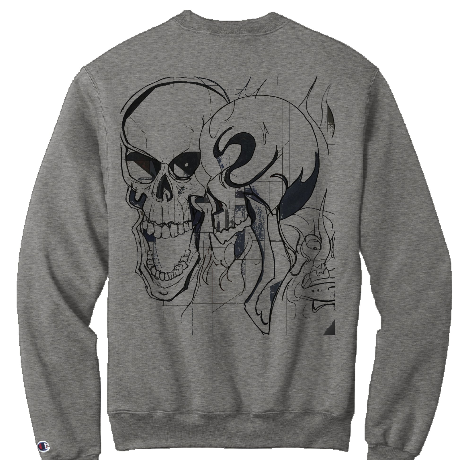 CHARCOAL HEATHER - BACK